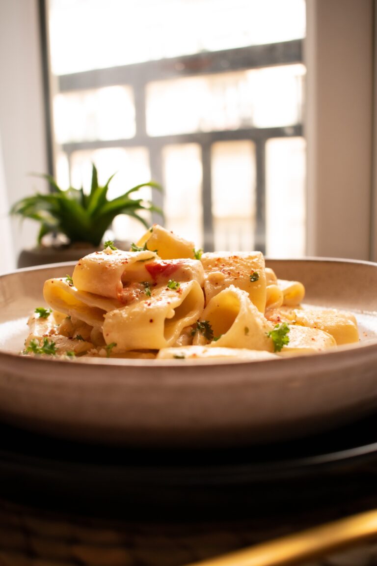 Macarrones con verduras en olla programable