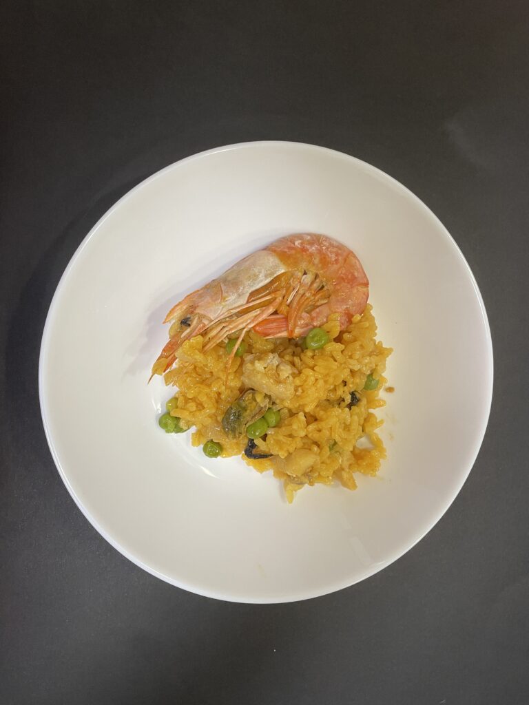 Arroz marinero en olla programable